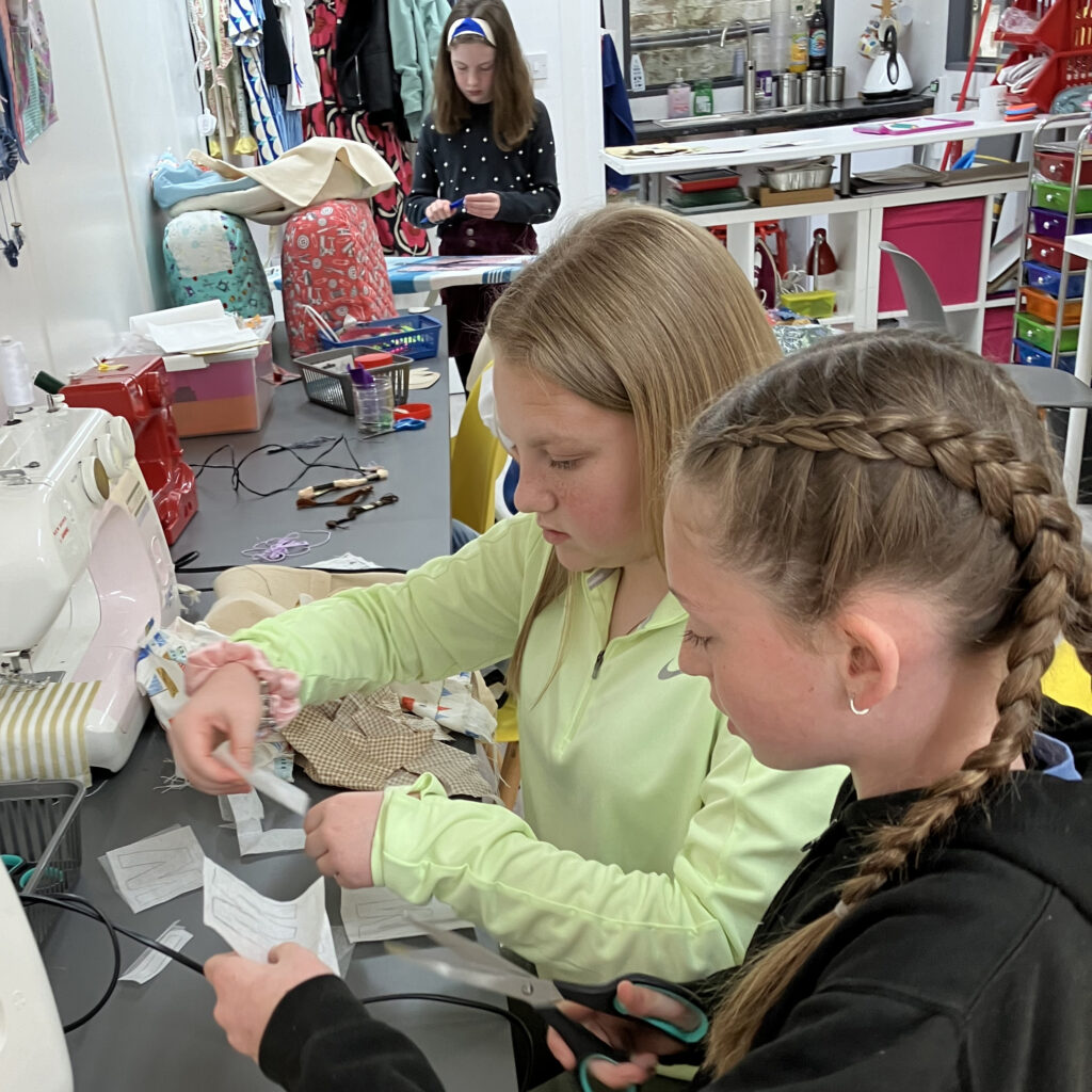 Children at home education lessons in Manchester